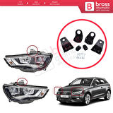 Audi A3 S3 MK3 8V 2012-2020 8V0998121 8V0998122 İçin Sol Sağ Ön Far Tamir Seti