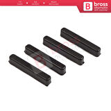 Mercedes W202 W203 W208 W209 W210 W211 W215 W219 W220 W240 W140 için Sunroof Perde Kılavuz Klipsi