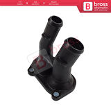 Ford Fusion Focus C-Max Fiesta Mondeo B-Max Ecosport için Termostat Alt Gövde Soğutma Flanş Kapağı