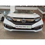 Honda civic fc5 uyumlu ön sis kaşı krom 2019+ makyajlı