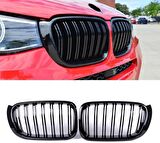 Bmw x3 f25 böbrek ön panjur ızgara pianoblack