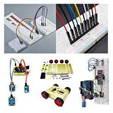 Karışık Renkli 20 Adet 24AWG Dişi - Dişi Breadboard Jumper Kablosu - 10cm