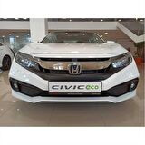 Honda civic fc5 uyumlu ön sis kaşı pianoblack 2019+ makyajlı