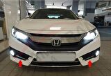 honda civic fc5 uyumlu ön sis orta çıta dizayn b 2016-2020