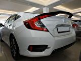 Honda civic fc5 uyumlu arka spiler v model pianoblack 2016+