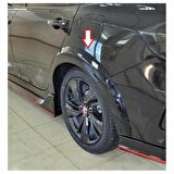 honda civic fc5 uyumlu arka çamurluk kabartma dizayn A  2016-20