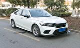 Honda civic ön tampon altı lip piano black 2021+ için uygundur