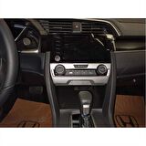 Honda civic fc5 uyumlu klima panel kaplaması silver 2016+