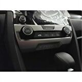 Honda civic fc5 uyumlu klima panel kaplaması silver 2016+