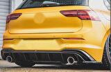 VOLKSWAGEN GOLF 8   GTİ DİFÜZÖR (PİANO BLACK) - ÇİFT EGZOZ (Life,Style,İmpression Paket için)