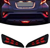 Toyota chr arka sis led lambası hareketli sinyalli