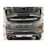 Hyundai tucson ön ve arka tampon koruma 2021+