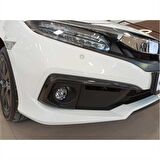 Honda civic fc5 uyumlu ön sis kaşı karbon 2019+ makyajlı