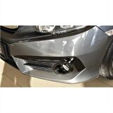 Honda civic fc5 uyumlu ön sis kaşı ve halkası boyalı