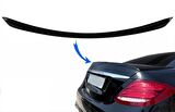 Mercedes w213 e63 bagaj üstü spoiler siyah 2016 / 2019