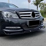 MERCEDES W204 2007-2014 ÖN LIP BRABUS  - PIANO BLACK (PARLAK SIYAH) (AMG)