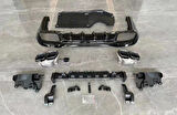 Autogp  Mercedes w206 c63 arka tampon difüzör ve egzoz seti 2020+