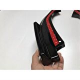 honda civic fc5 uyumlu arka çıkıntılı flap parlak siyah 2016-2020