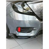 honda civic fc5 uyumlu arka çıkıntılı flap parlak siyah 2016-2020
