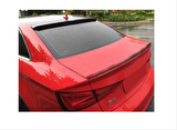 Audi a3 s3 cam üstü spoiler 2021+ piano black