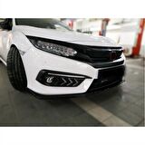 honda civic fc5 uyumlu ön lip dizayn b tek parça 2016-2020