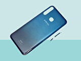 Infinix HOT 8 Uyumlu FULL KASA Arka Kapak Batarya Kapağı - SİYAH MAVİ