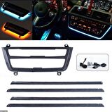 Bmw f30 iç ambiyans seti led seti full set karbon 2013+