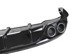 Honda civic fe01 4 egzoz arka difüzör ledli 2022+