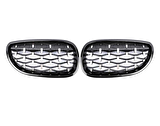 Bmw e60 diamnod böbrek ön panjur ızgara 2005+ siyah