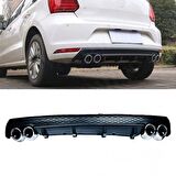 VOLKSWAGEN POLO 2014-2018 MK5 4 EGZOZ DİFÜZÖR - MAT SİYAH