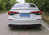 Honda civic fe01 4 egzoz arka difüzör 2022+