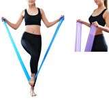 Elastik Genişletici Streç Egzersiz Lastik Bant Fitness Ekipmanları Pembe
