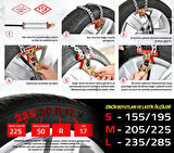SERMATİK PRATİK KAR ZİNCİRİ SMALL  155 / 195