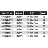 Bay-Tec Tork Otomotiv Bits Uç 10X30 (10 Adet)