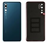 Huawei P20 Pro Arka Pil Batarya Kapağı Cam Kamera Lensli CLT-L09 CLT-L29