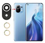Xiaomi Mi 11 Lite Uyumlu Kamera Lensi Camı M2101K9AG M2101K9AI