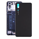 Huawei P20 Uyumlu Arka Pil Batarya Kapağı Cam EML-L09C EML-L29C