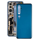 Xiaomi Mi Note 10 Pro Uyumlu Arka Pil Batarya Kapağı Cam M1910F4S