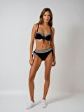 Kadın Siyah Etnik Desenli Bikini Takım HZL25S-LC2218