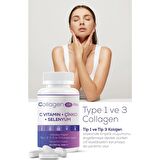 Collagen Life Pro 5 Tip Kolajen Tip 1, Tip 2, Tip 3, Tip 5, Tip 10 90 Tablet