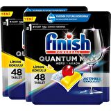 Finish Quantum Max Bulaşık Makinesi Tableti 2x48'li 