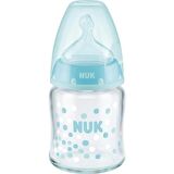 Nuk First Choice Plus Cam Biberon 120ML Mavi