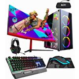 Zeiron Ox37 Intel i5 3470 16 GB DDR3 RAM 128 GB SSD 1 TB HDD AMD Radeon RX 550 FreeDos Masaüstü Bilgisayar 