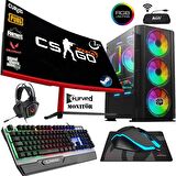 Zeiron Sp49 Intel i5 10400F 16 GB DDR4 RAM 1 TB SSD 500 GB HDD NVIDIA GeForce GTX 1050 Ti FreeDos Masaüstü Bilgisayar 