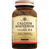 Solgar Calcium Magnesium With Vitamin D3 150 Tablet ( Kalsiyum Magnezyum Magnesyum D3)