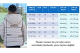 Erkek Çocuk Çıkarılabilir Kapüşonlu Sık Dikişli Nova Kumaş Kışlık Şişme Mont KM4016