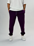 Şardonlu Mor Erkek Jogger Eşofman COC2554