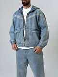 Tasarım Erkek Kot Ceket COC2545