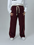 Oversize Bordo Kadın Baggy Eşofman COC2531