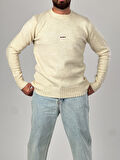 Basic Bej Erkek Sweatshirt COC1014